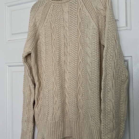 JEANNE PIERRE Sweaters - Cream colored knitted turtleneck sweater by Jeanne pierre